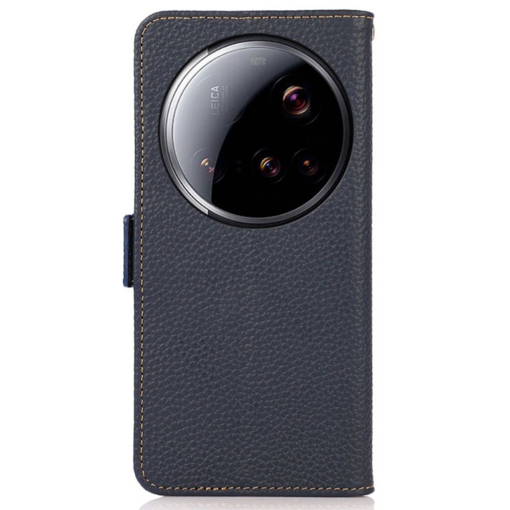Folio-hoesje Xiaomi 15 Ultra Khazneh Rfid-blokkerend Leer