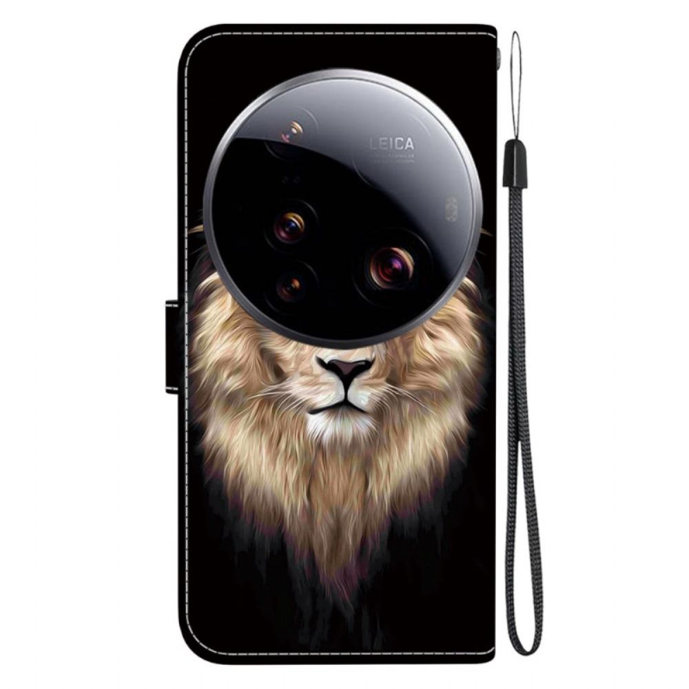 Folio-hoesje Xiaomi 15 Ultra Leeuwenkop