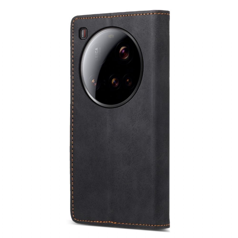 Folio-hoesje Xiaomi 15 Ultra Rfid-blokkering Bescherming Hoesje