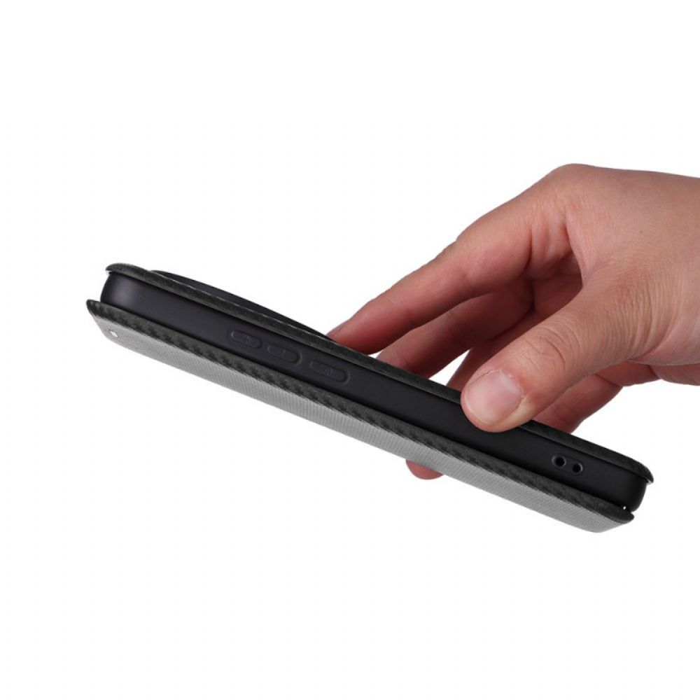 Folio-hoesje Xiaomi 15 Ultra Telefoonhoesje Geborsteld Koolstofvezel