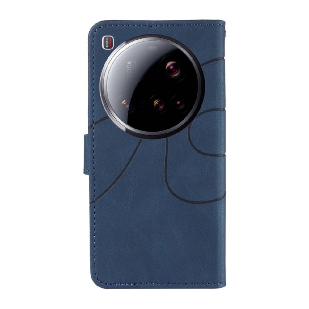 Folio-hoesje Xiaomi 15 Ultra Telefoonhoesje Golvende Lijnen