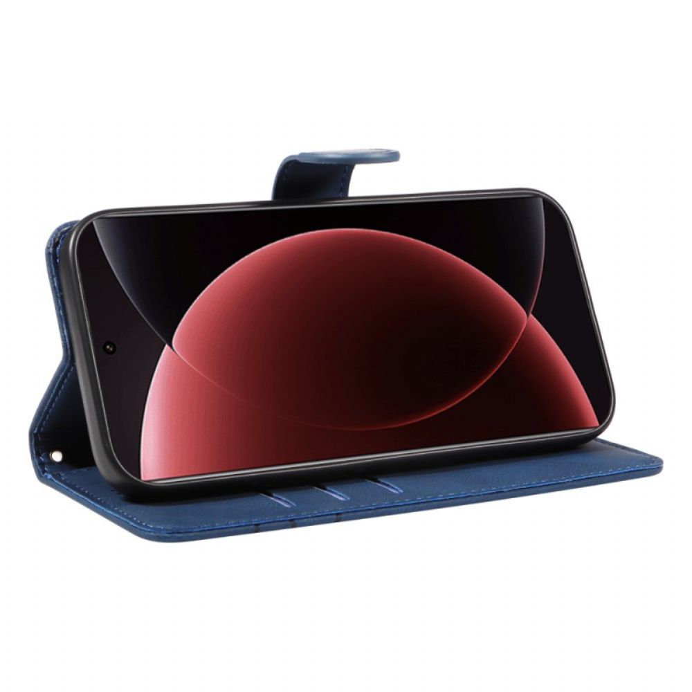 Folio-hoesje Xiaomi 15 Ultra Telefoonhoesje Golvende Lijnen