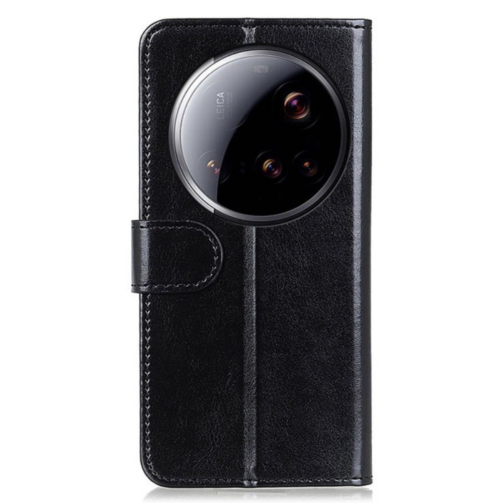 Folio-hoesje Xiaomi 15 Ultra Telefoonhoesje Lakleer