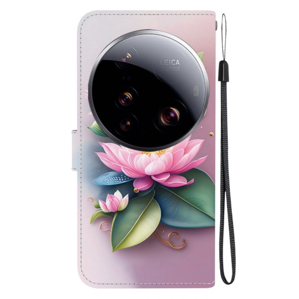 Folio-hoesje Xiaomi 15 Ultra Telefoonhoesje Lotus