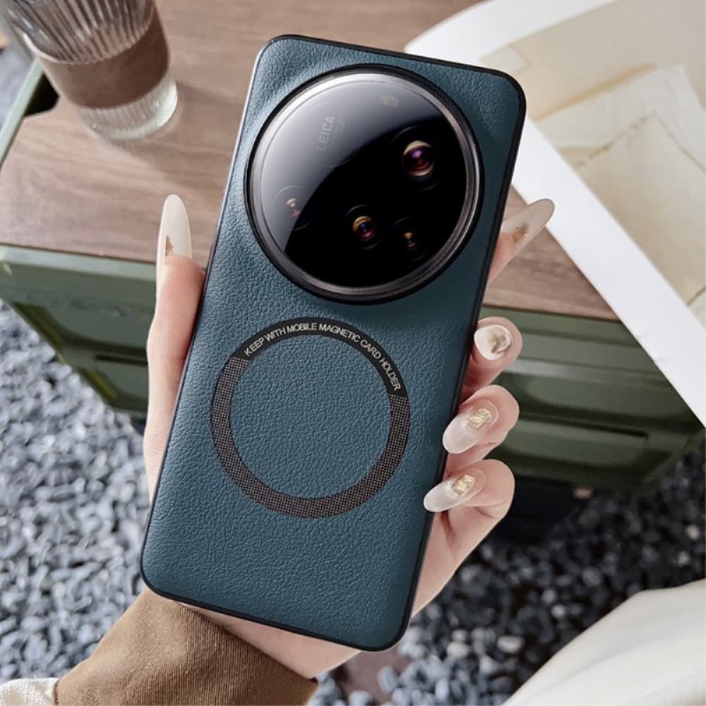 Hoesje Xiaomi 15 Ultra Compatibel Met Magsafe Leerlook