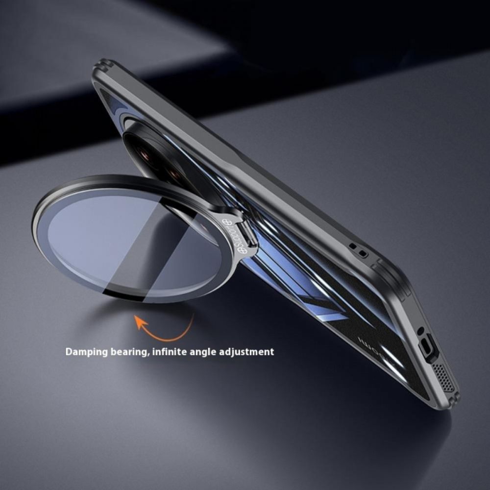 Hoesje Xiaomi 15 Ultra Glazen Afdekking En Standaard Bescherming Hoesje