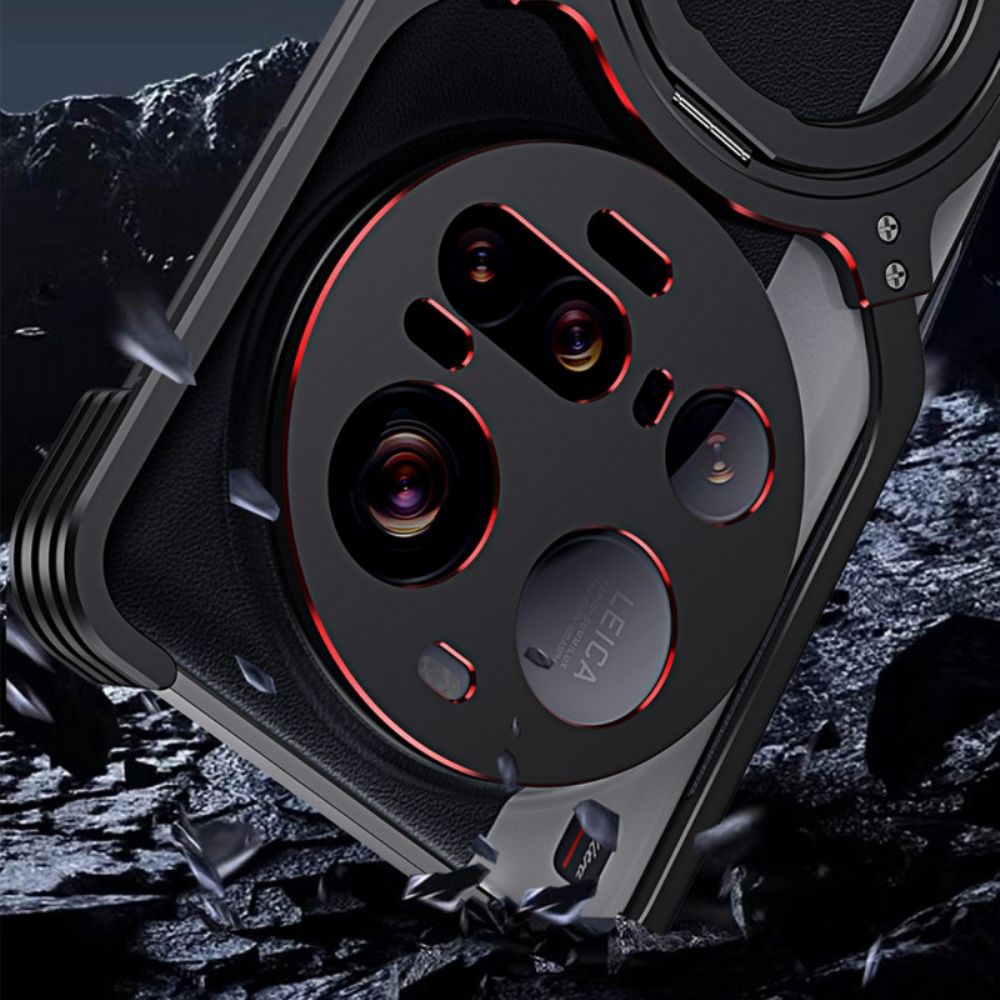 Hoesje Xiaomi 15 Ultra Magnetische Standaard En Bumper Bescherming Hoesje