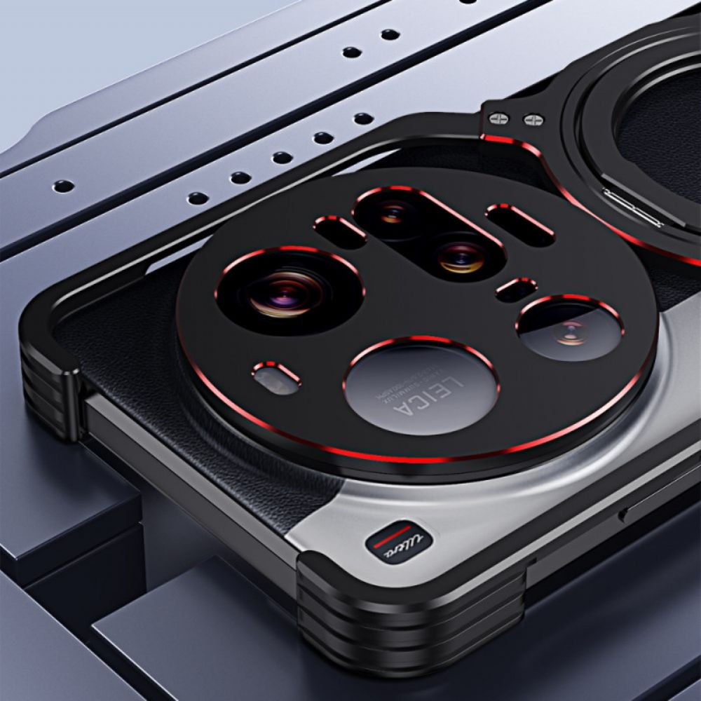 Hoesje Xiaomi 15 Ultra Magnetische Standaard En Bumper Bescherming Hoesje