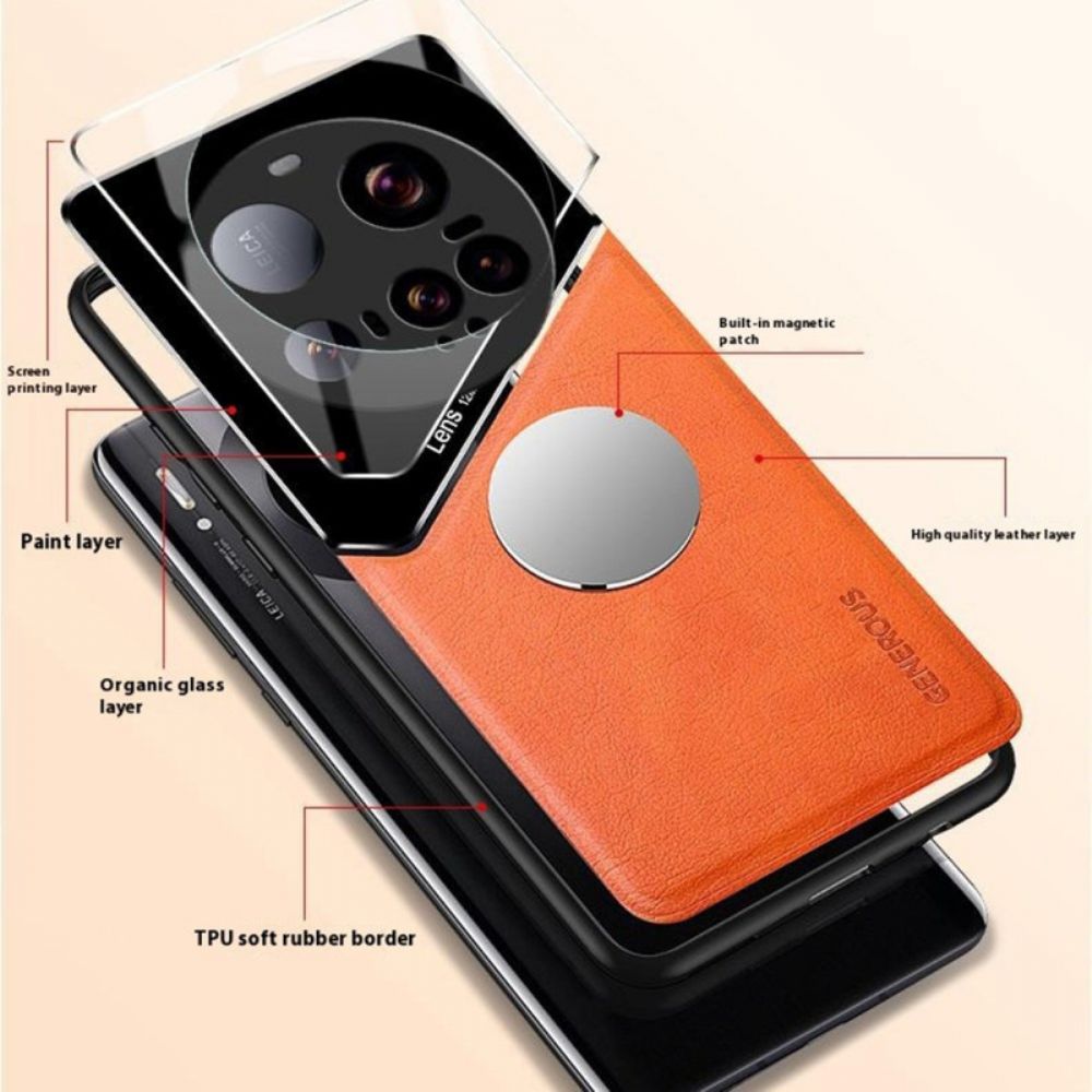Hoesje Xiaomi 15 Ultra Ultradun Leerlook Bescherming Hoesje