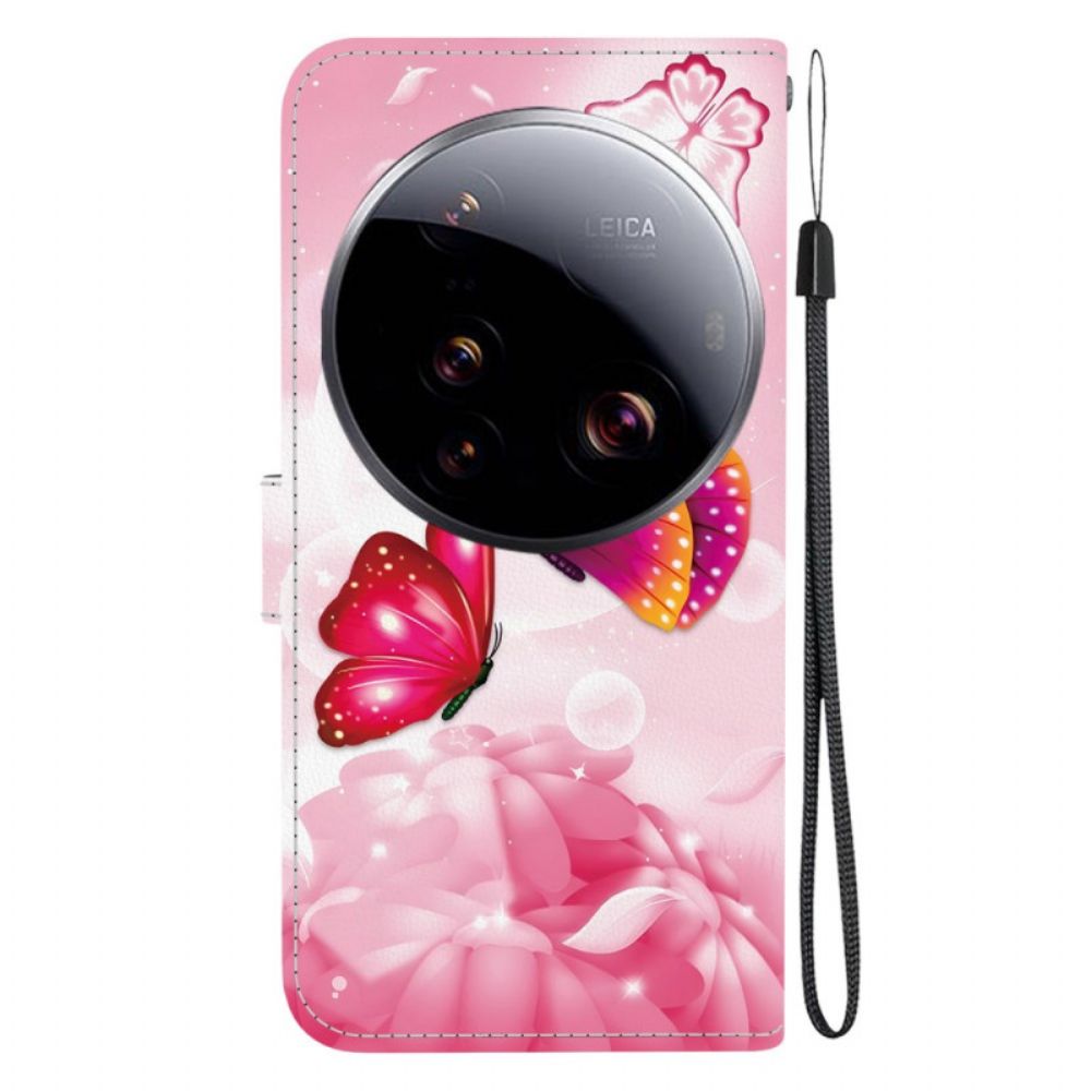 Leren Hoesje Voor Xiaomi 15 Ultra Kleurrijk Landschap