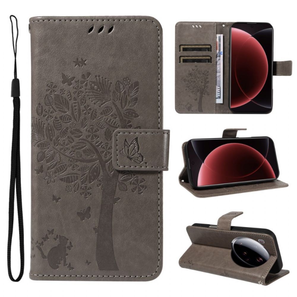 Leren Hoesje Voor Xiaomi 15 Ultra Krabpaal