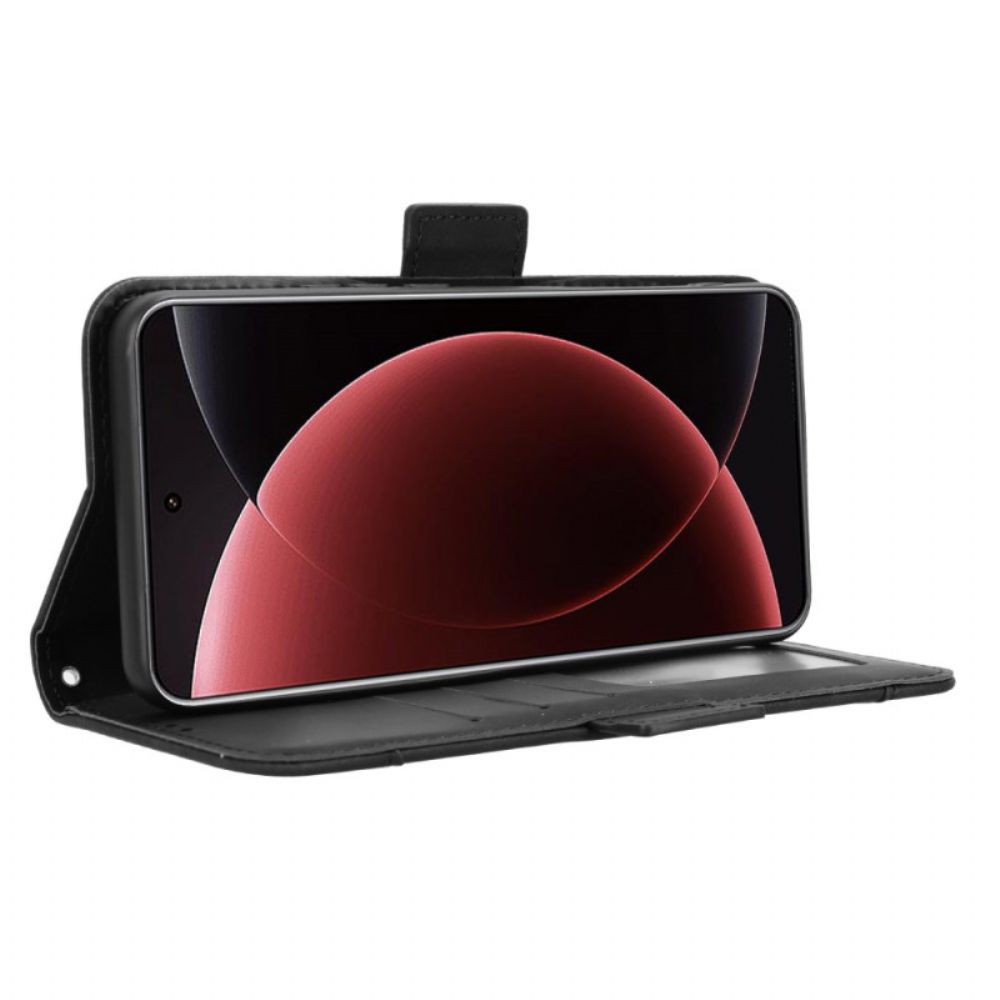 Leren Hoesje Voor Xiaomi 15 Ultra Meerdere Kaarthouders