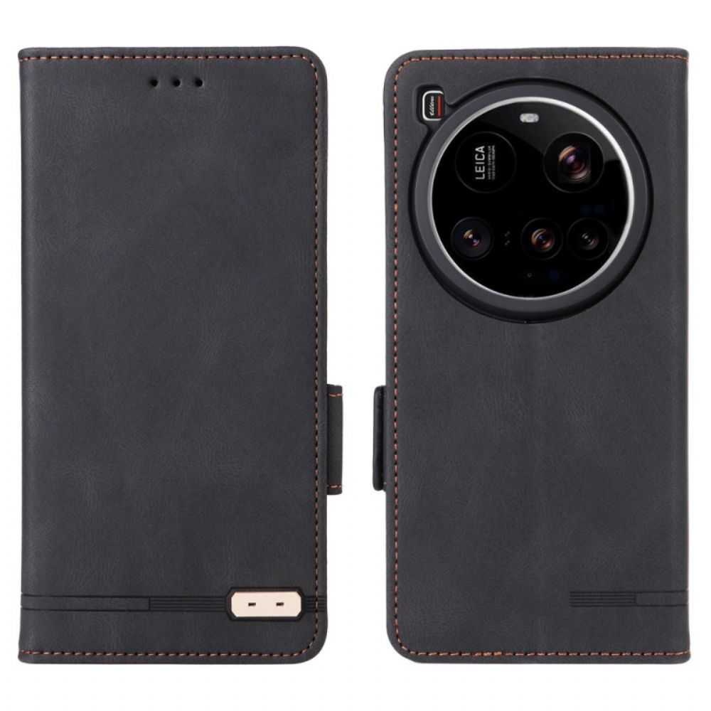 Leren Hoesje Voor Xiaomi 15 Ultra Retro Design