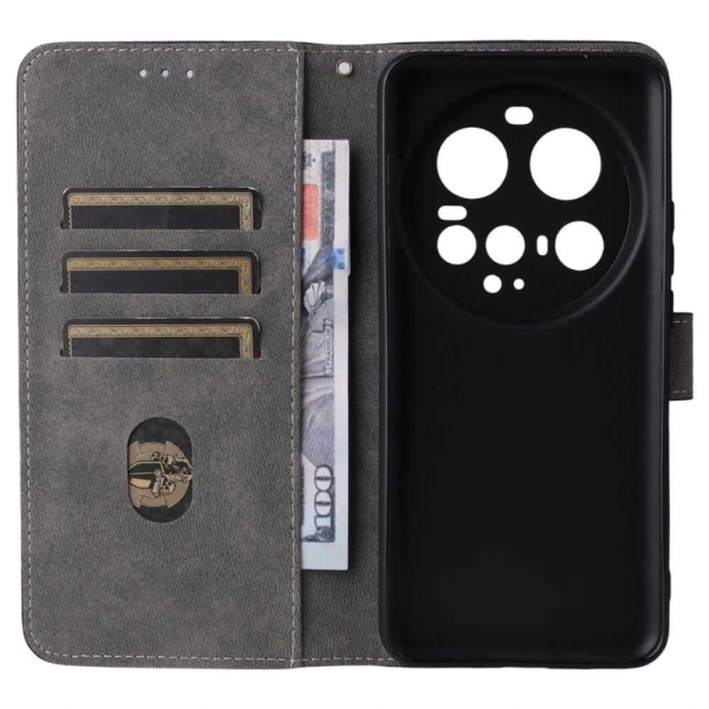 Leren Hoesje Voor Xiaomi 15 Ultra Suède-effect Rfid-blokkering