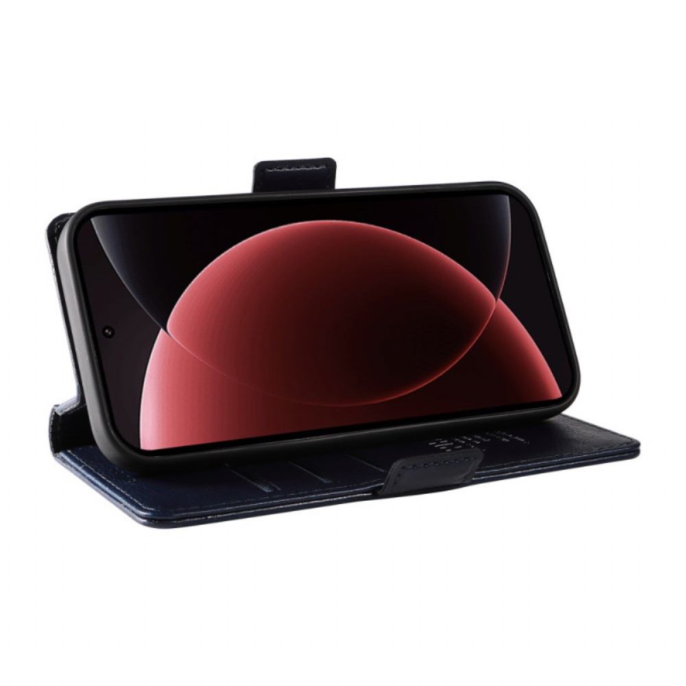 Leren Hoesje Voor Xiaomi 15 Ultra Ykatu Lychee Kunstleer