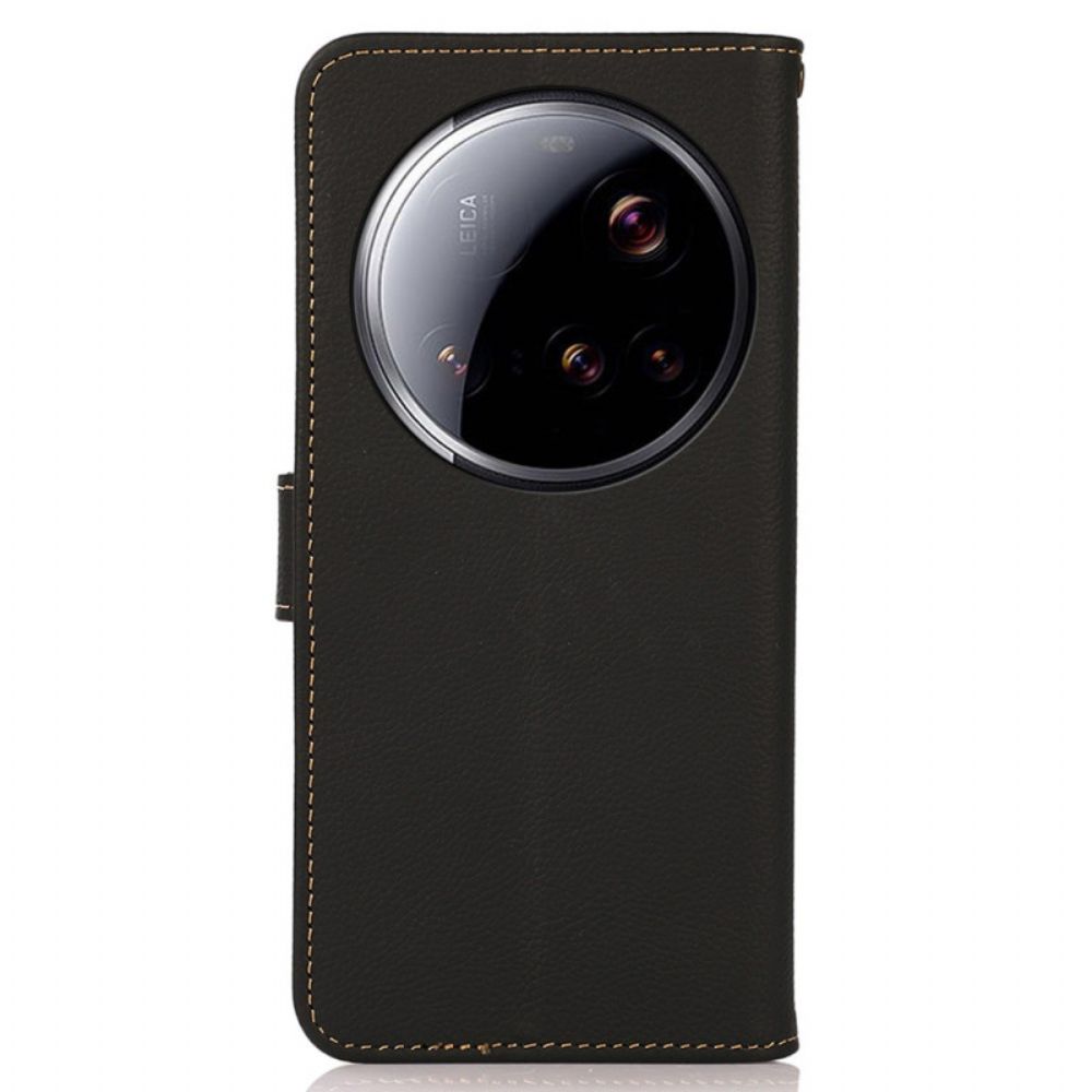 Leren Hoesje Xiaomi 15 Ultra Khazneh Klassiek Leer Bescherming Hoesje