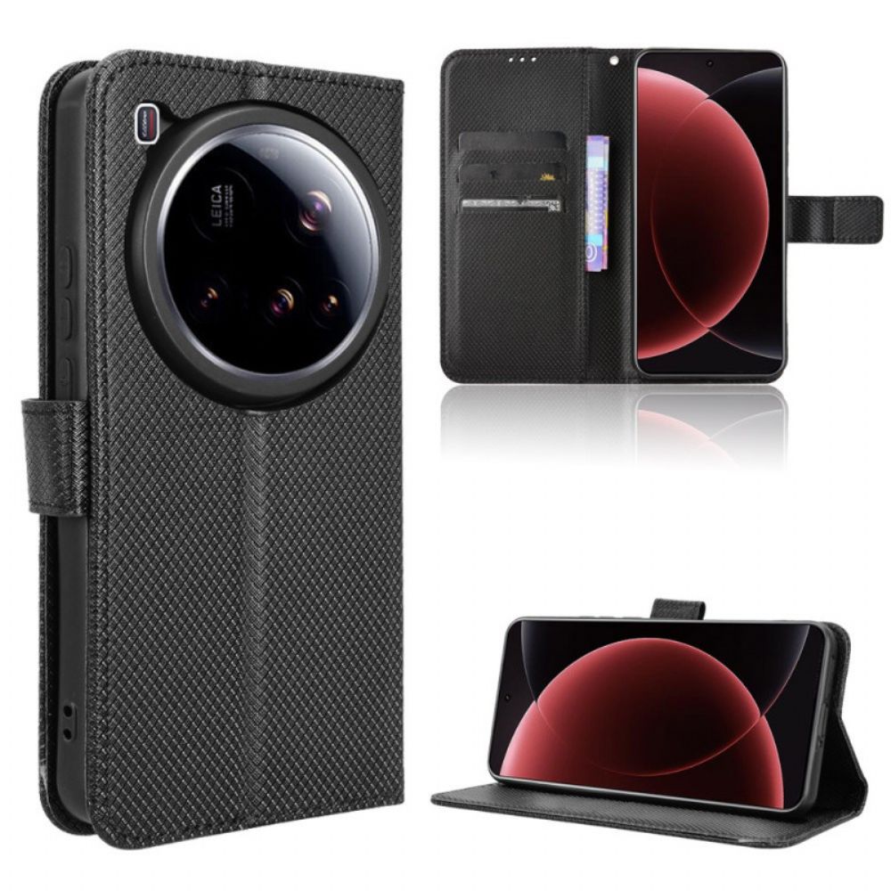 Leren Hoesje Xiaomi 15 Ultra Stiksels Van De Band