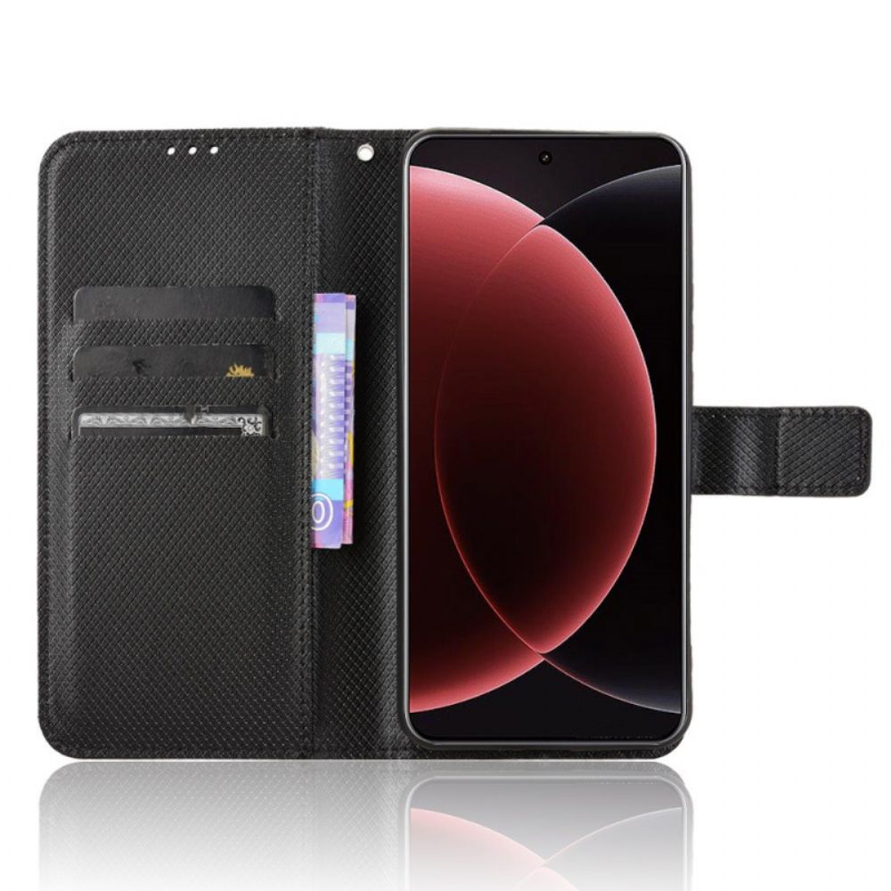 Leren Hoesje Xiaomi 15 Ultra Stiksels Van De Band