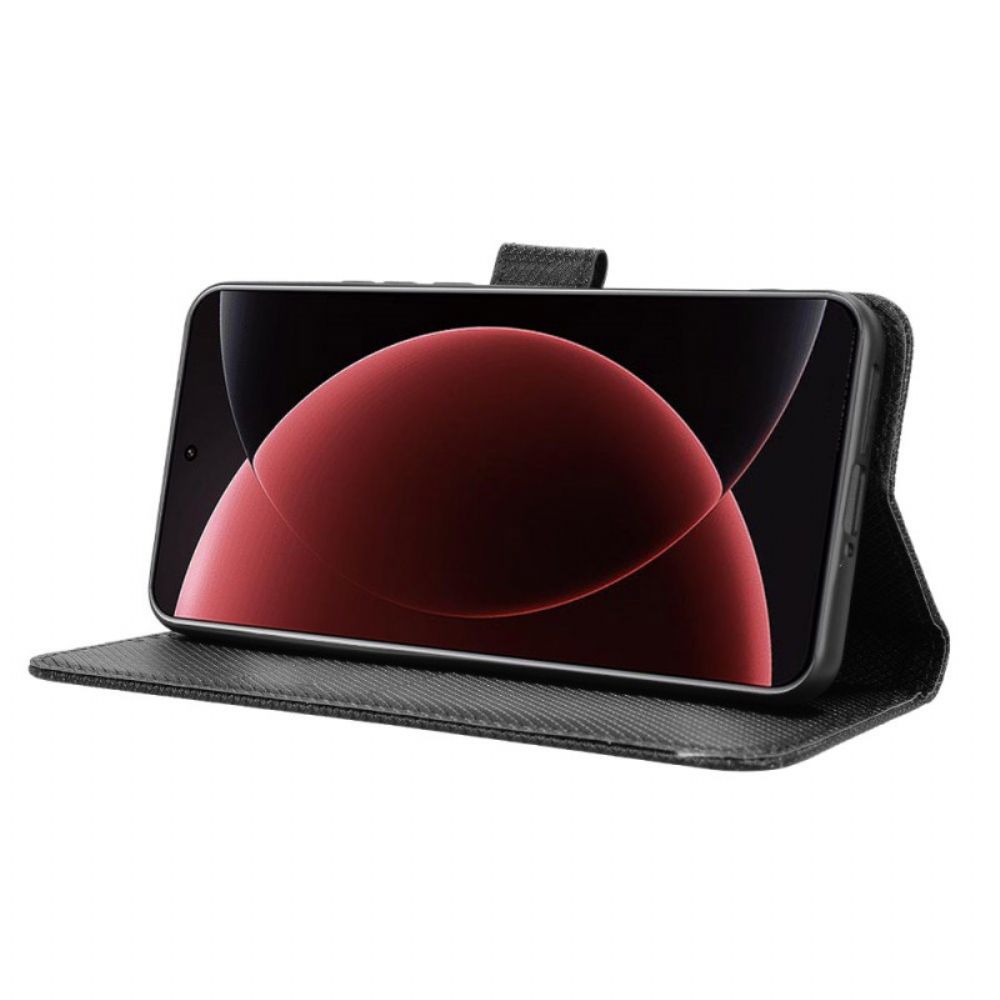 Leren Hoesje Xiaomi 15 Ultra Stiksels Van De Band