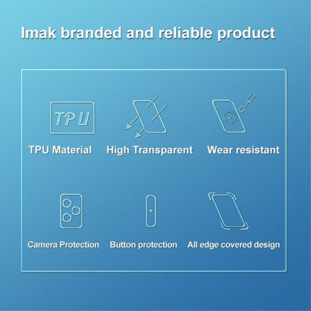 Hoesje voor Oppo Find X5 Pro Imak Transparant