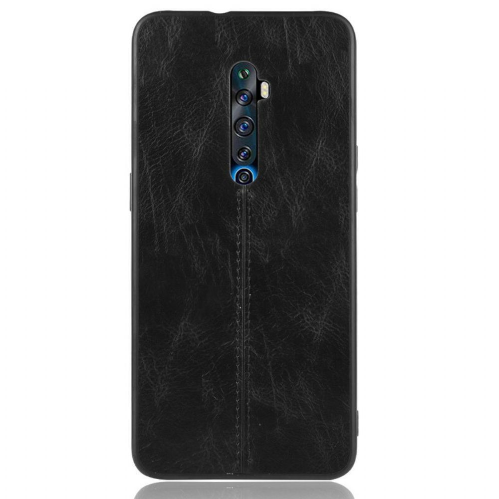 Hoesje voor Oppo Reno 2Z Stijl Lederen Stiksels