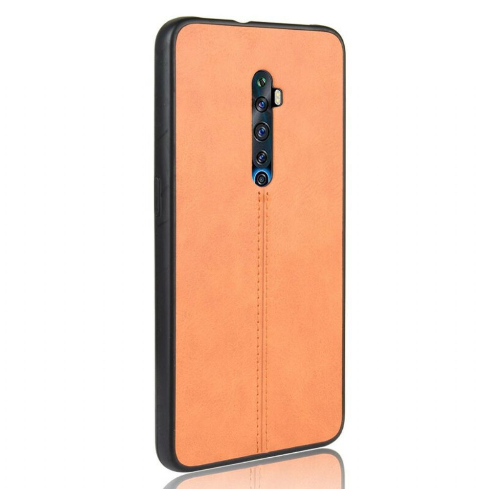 Hoesje voor Oppo Reno 2Z Stijl Lederen Stiksels