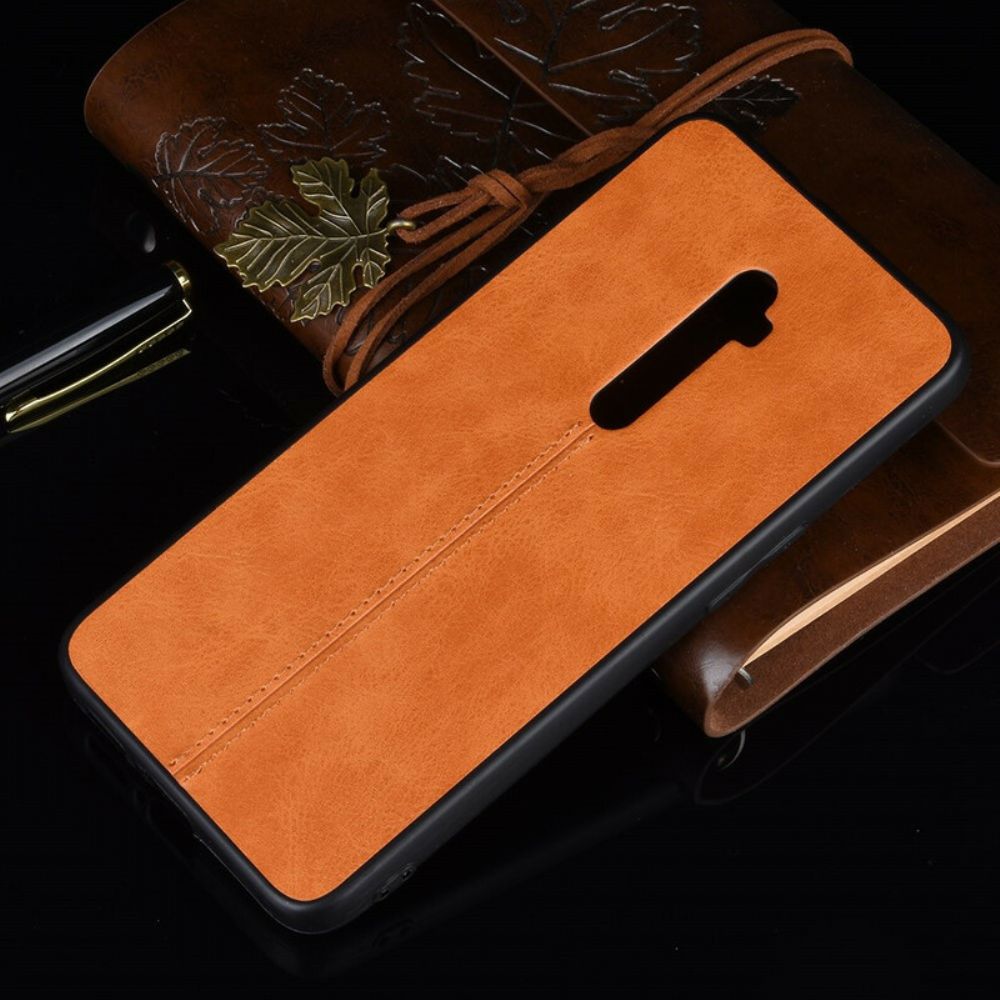 Hoesje voor Oppo Reno 2Z Stijl Lederen Stiksels
