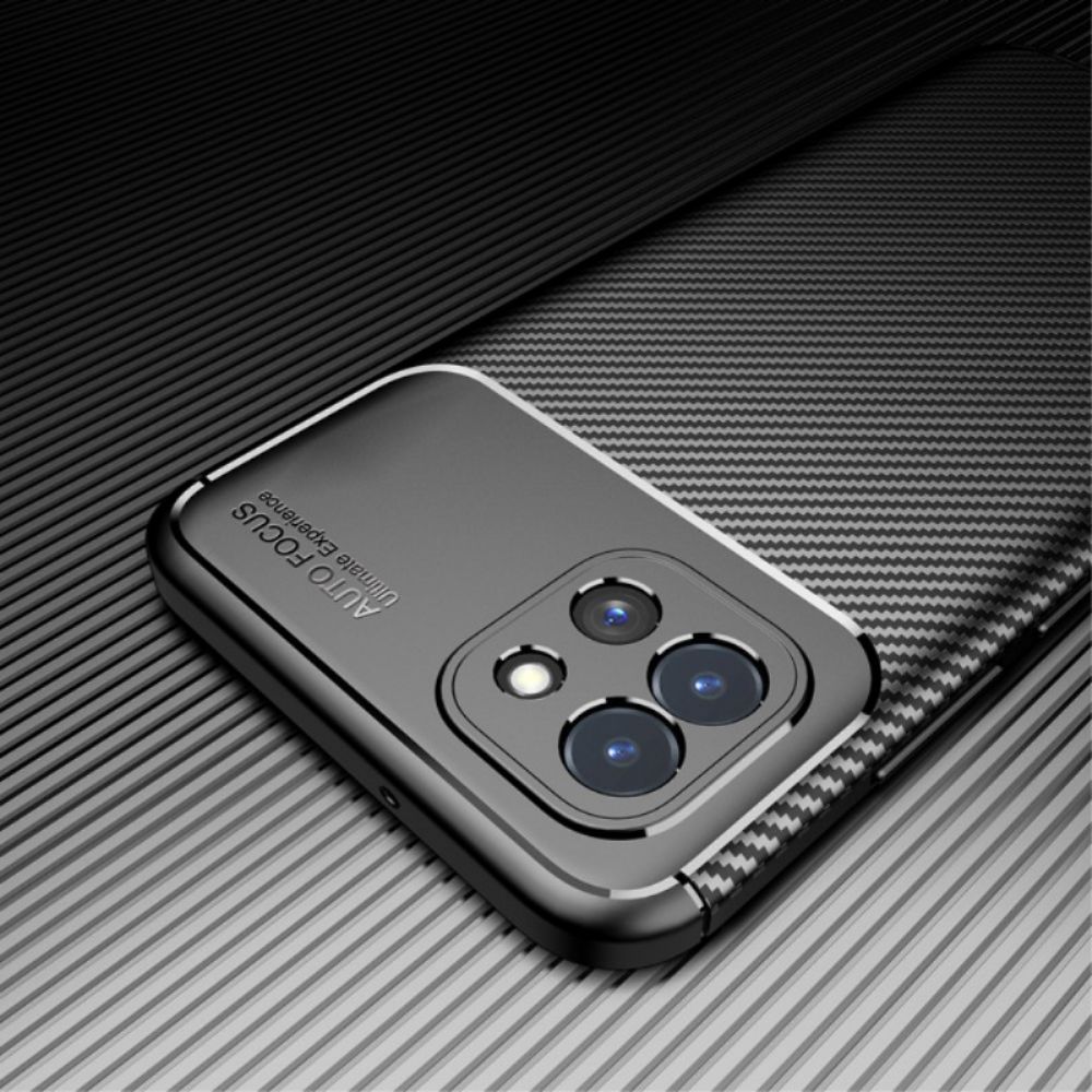Hoesje voor Samsung Galaxy A03 Flexibele Koolstofvezeltextuur