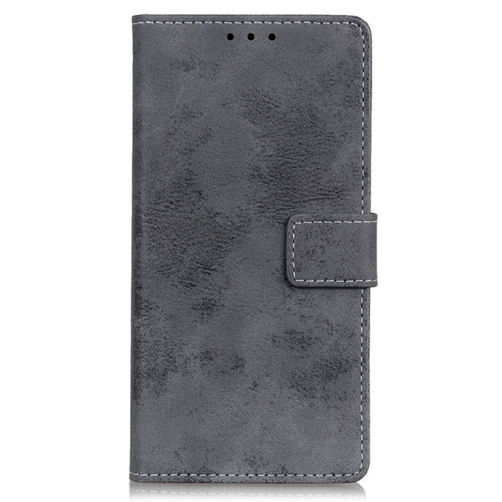 Leren Hoesje voor Samsung Galaxy A03 Vintage Leereffect