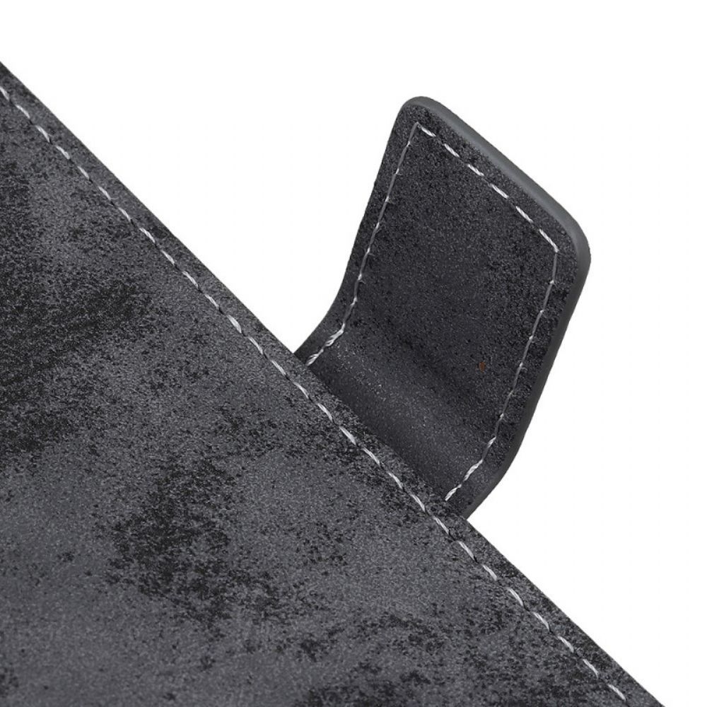 Leren Hoesje voor Samsung Galaxy A03 Vintage Leereffect
