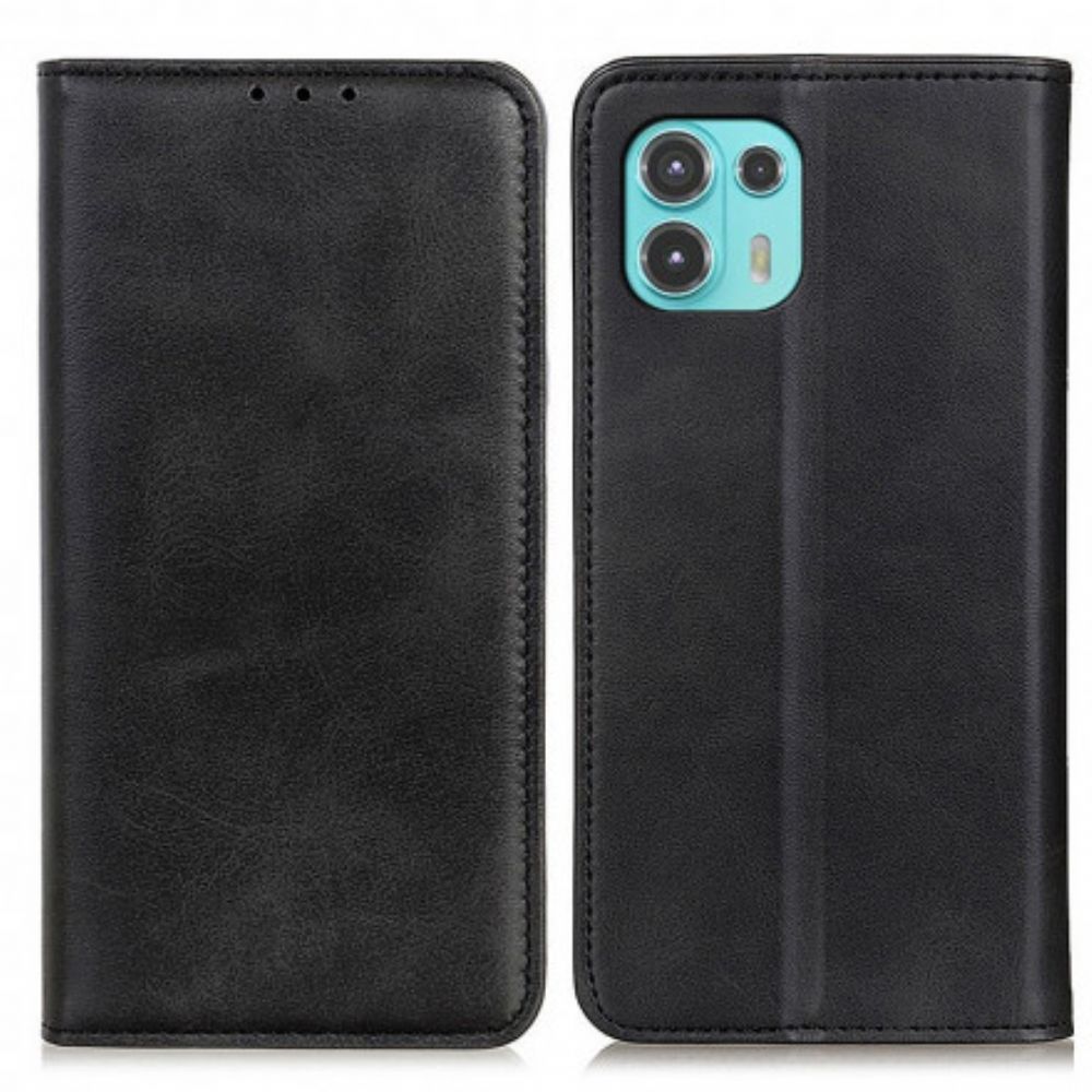 Bescherming Hoesje voor Motorola Edge 20 Lite Folio-hoesje Gesplitst Leerontwerp