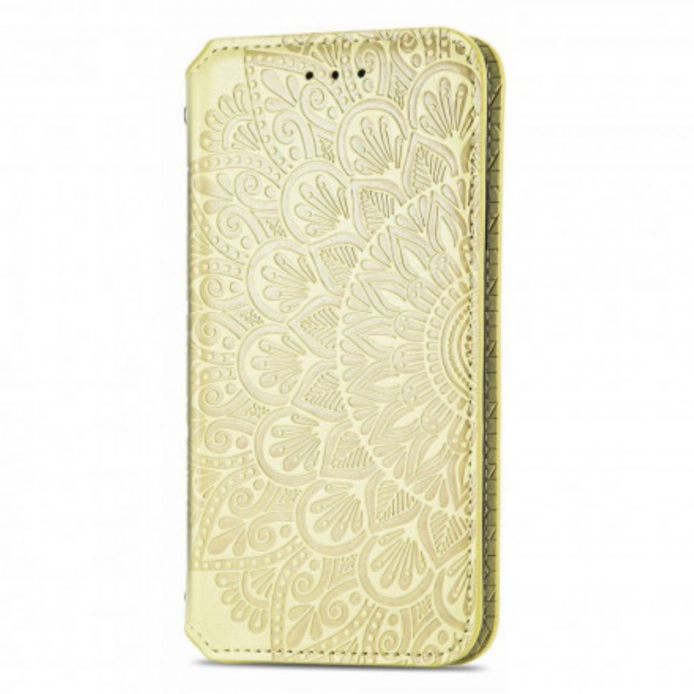 Bescherming Hoesje voor Motorola Edge 20 Lite Folio-hoesje Mandala's