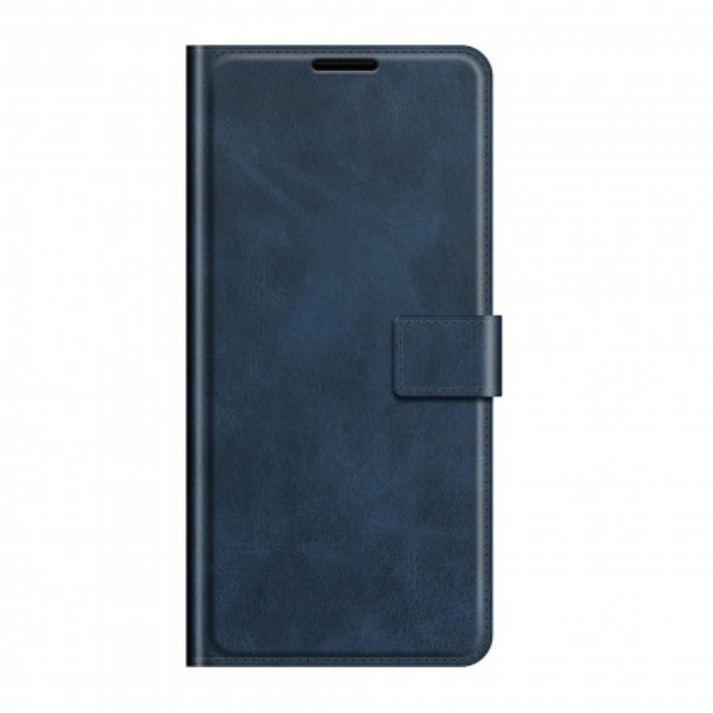 Folio-hoesje voor Motorola Edge 20 Lite Extreem Slank Leereffect
