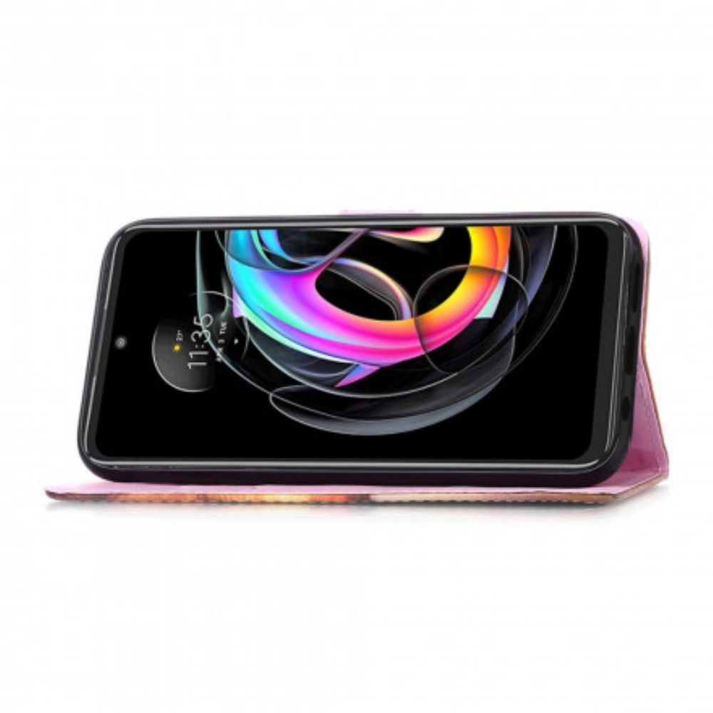 Folio-hoesje voor Motorola Edge 20 Lite Panda Galaxy