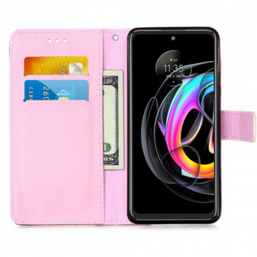 Folio-hoesje voor Motorola Edge 20 Lite Panda Galaxy