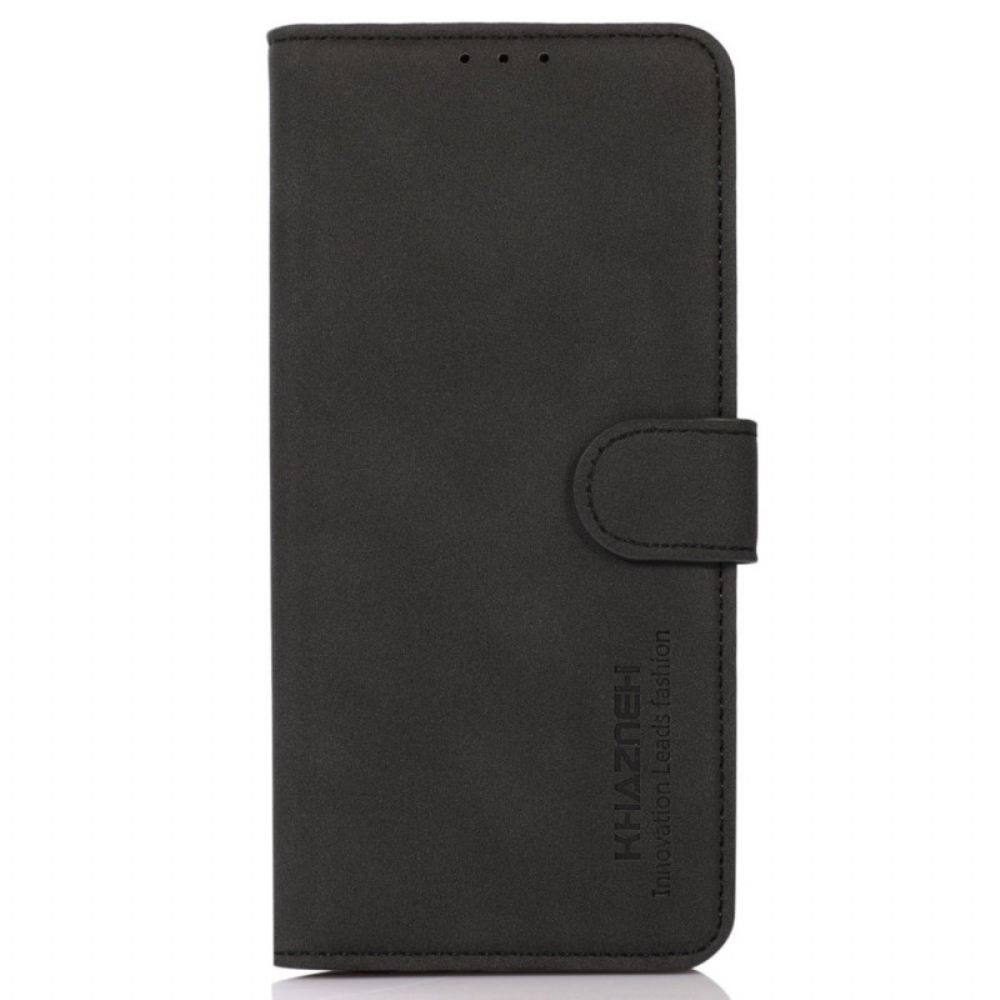 Flip Case voor Oppo Reno 8 Khazneh Mode Leereffect