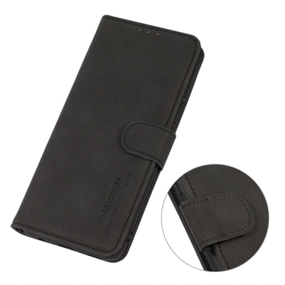 Flip Case voor Oppo Reno 8 Khazneh Mode Leereffect