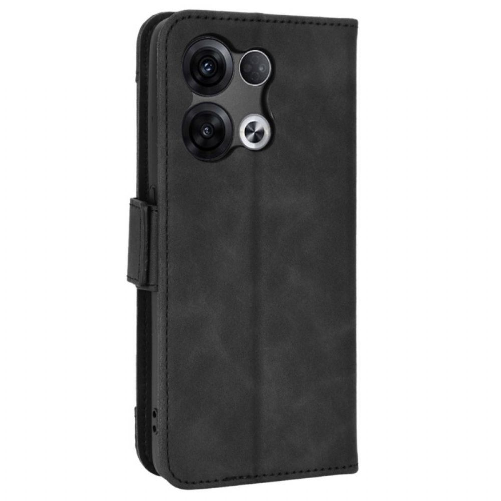 Folio-hoesje voor Oppo Reno 8 Eerste Klas Multi-kaart