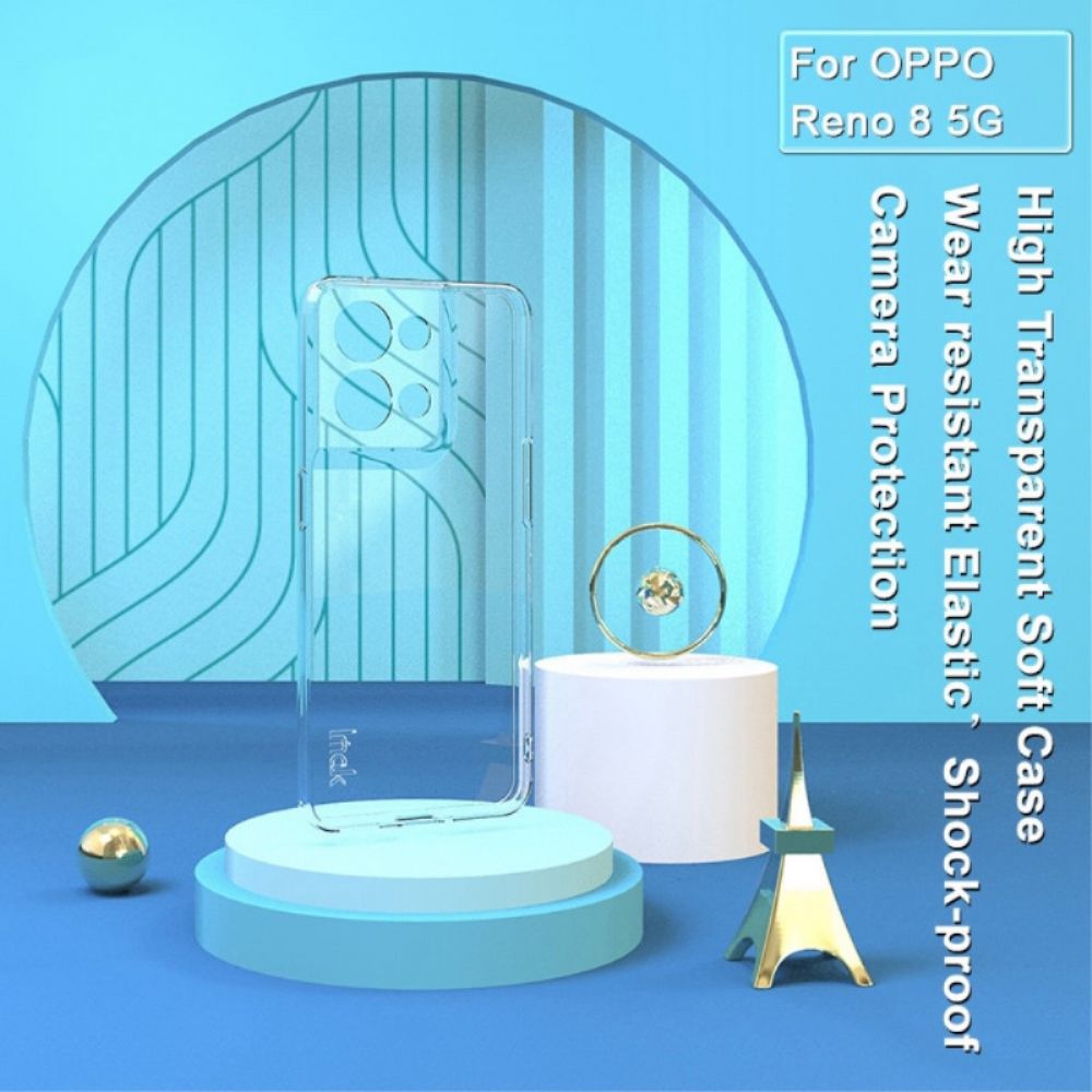 Hoesje voor Oppo Reno 8 Ux-5 Serie Wissen Imak