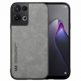 Hoesje voor Oppo Reno 8 X&e Leereffect
