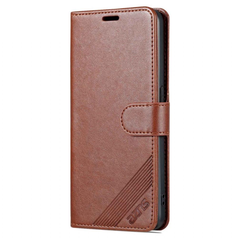 Leren Hoesje voor Oppo Reno 8 Azns Kunstleer
