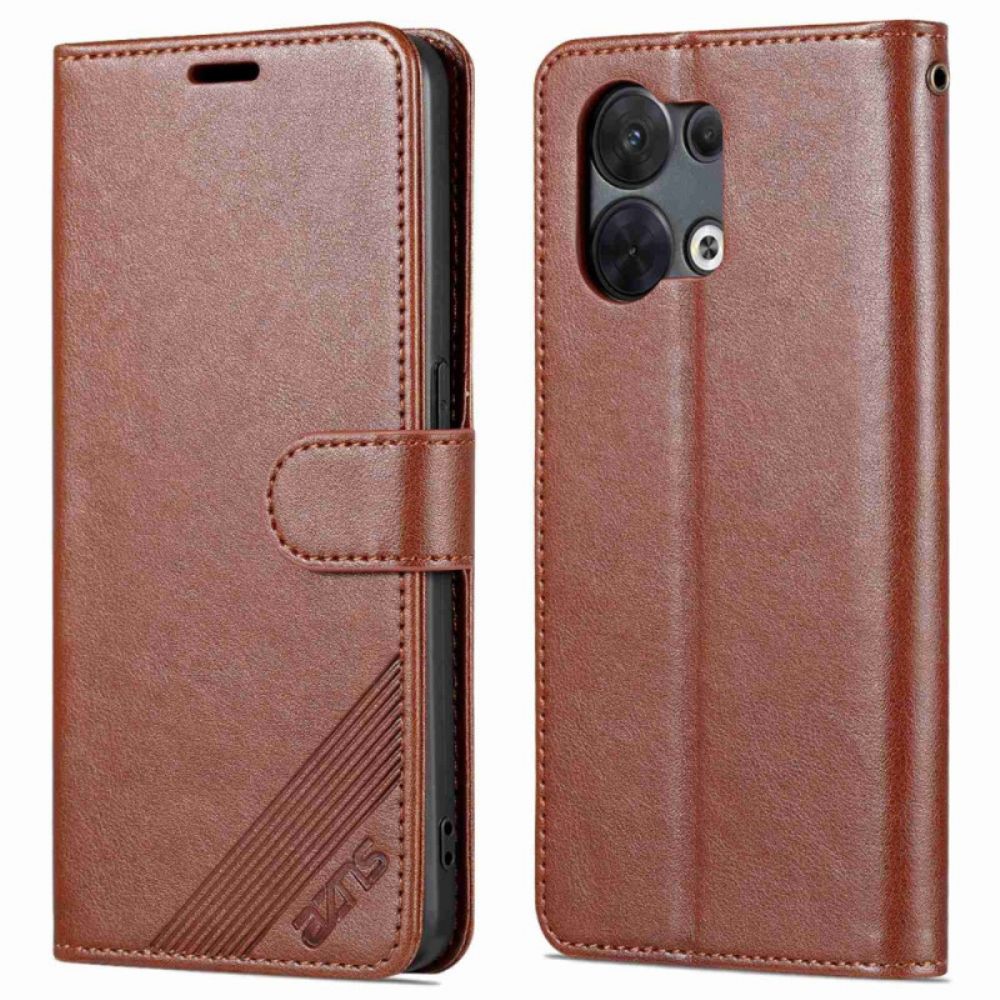 Leren Hoesje voor Oppo Reno 8 Azns Kunstleer