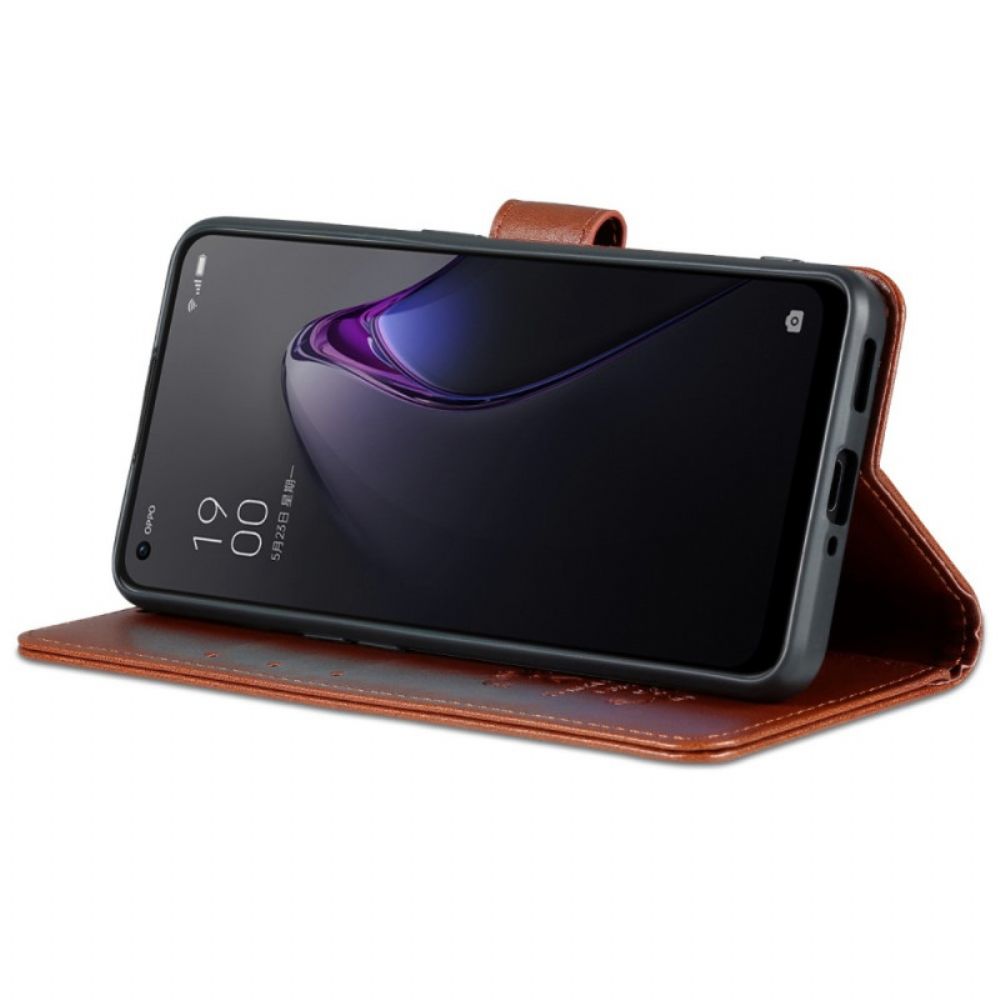 Leren Hoesje voor Oppo Reno 8 Azns Kunstleer