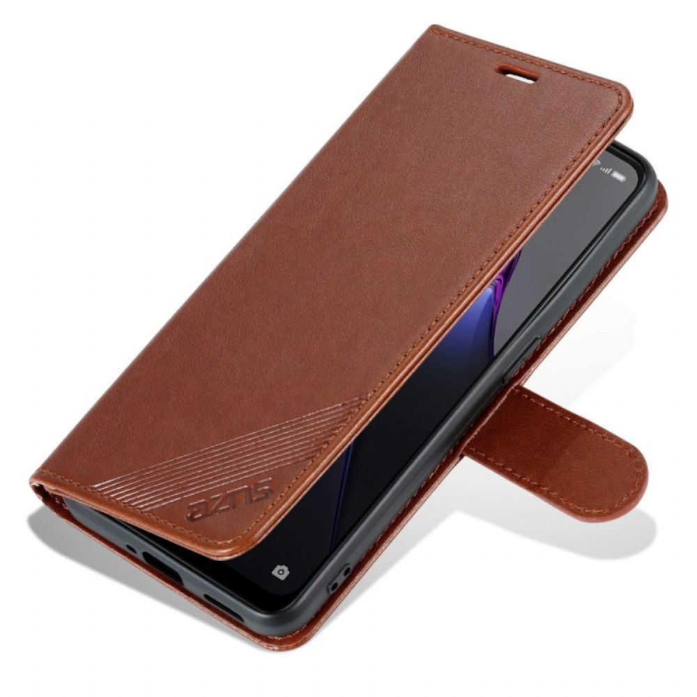 Leren Hoesje voor Oppo Reno 8 Azns Kunstleer