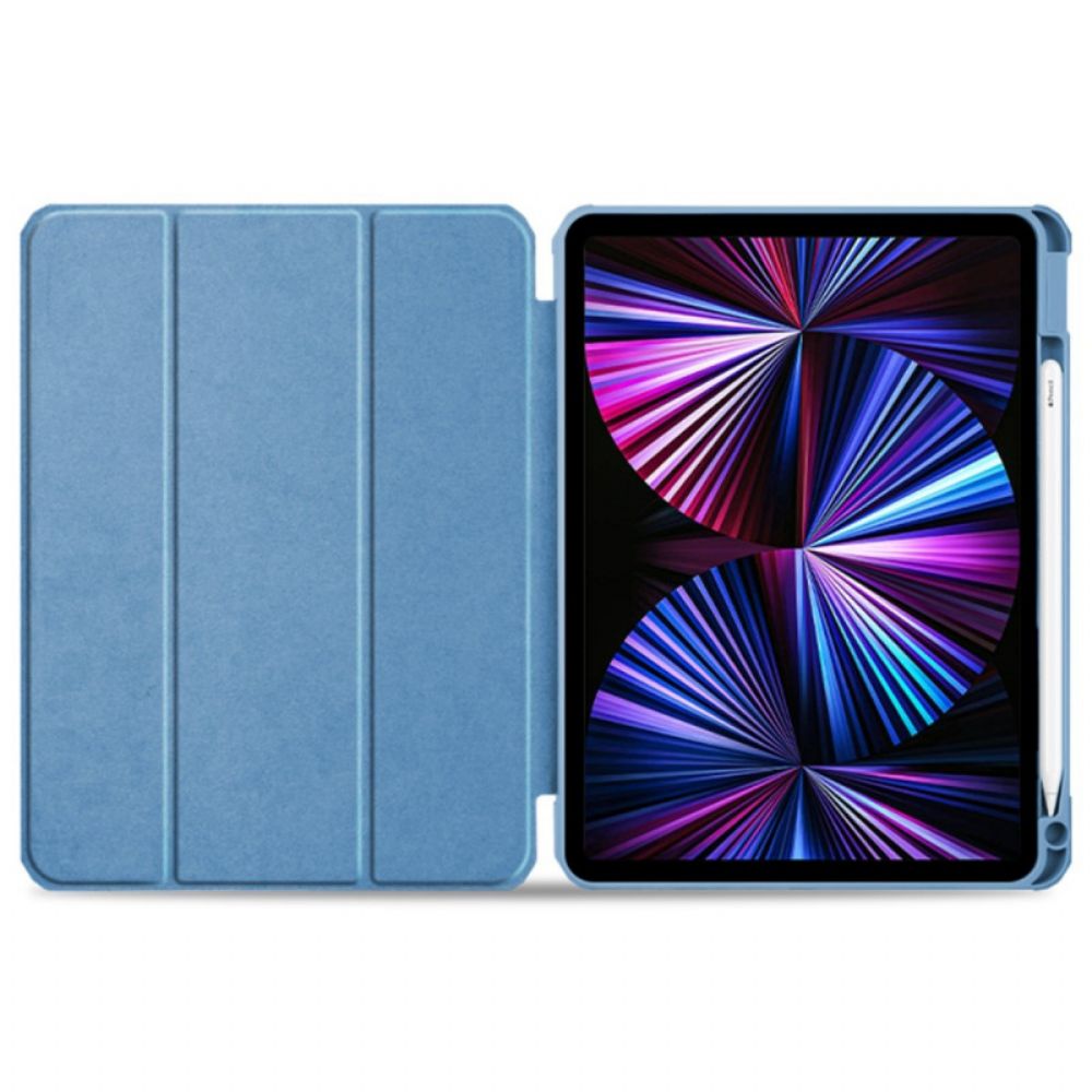 Bescherming Hoesje voor iPad Air (2022) (2020) / Pro 11" Hybride Clear Back Pen Houder