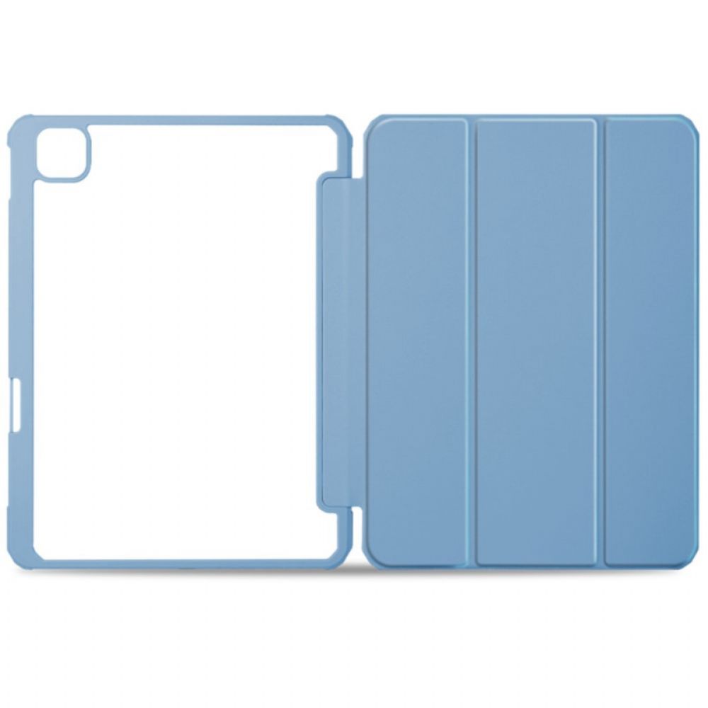 Bescherming Hoesje voor iPad Air (2022) (2020) / Pro 11" Hybride Clear Back Pen Houder