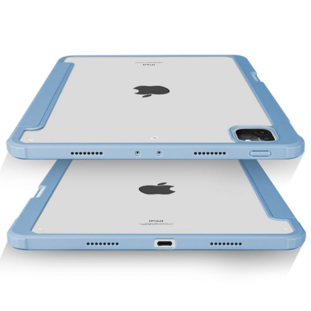 Bescherming Hoesje voor iPad Air (2022) (2020) / Pro 11" Hybride Clear Back Pen Houder