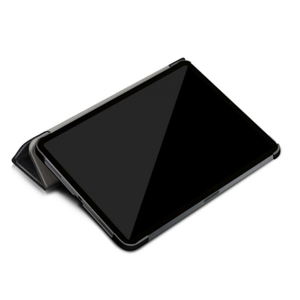 Bescherming Hoesje voor iPad Air (2022) (2020) / Pro 11" Klassiek Litchi Kunstleer