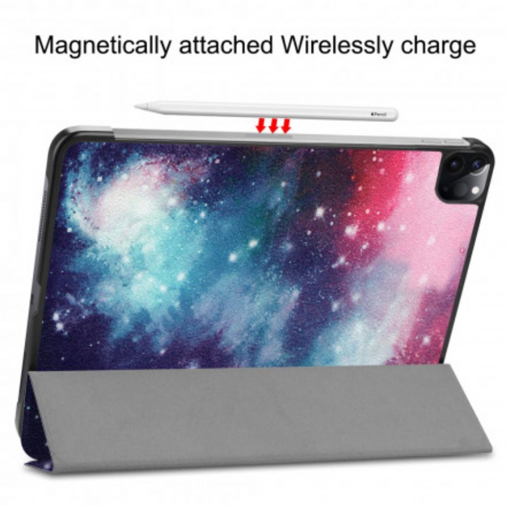 Bescherming Hoesje voor iPad Air (2022) (2020) / Pro 11" Space Penhouder