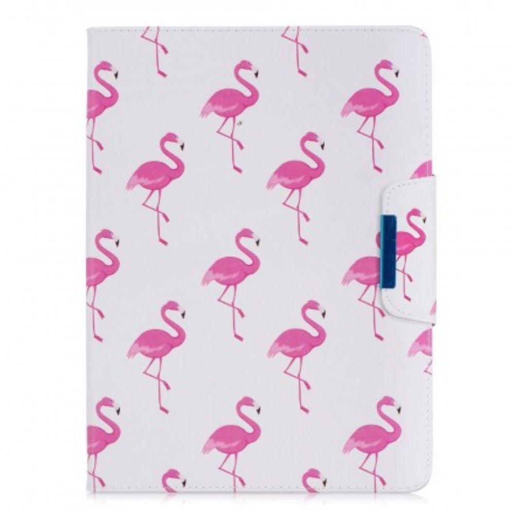 Flip Case voor iPad Air (2022) (2020) / Pro 11" Flamingo's